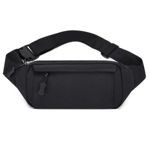 Túi đeo bụng nam nữ vải bố chống thấm nước cao cấp size 20cm