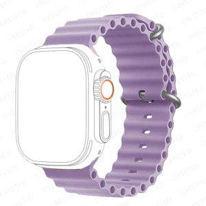 Strap for Watch Ultra 2/1 49mm 45mm 44mm 41mm 40mm 42mm 46mm lWatch Series 12 11 10 9 8 7 6 5 4 3 2 1 SE Breathable Silicone Band