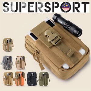 SUPERSPSORT Men Outdoor Tactical Waist Belt Bag Sport Pouch Multi-purpose Universal Waist Pouch