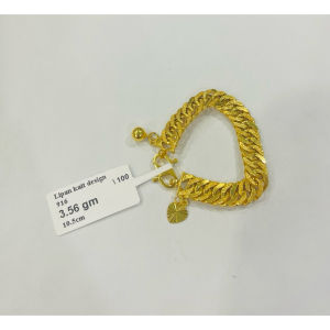 Youloong Rantai/Gelang Tangan Lipan EMAS916/ 916Gold Lipan celet