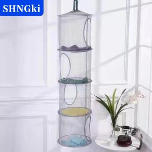 SHNGki Có thể gập lại động vật sang trọng lưu trữ Net 4 ngăn treo Lưới lưu trữ đồ chơi võng cho trẻ em phòng Đồ chơi găng tay Mũ vớ