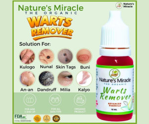 Organic Kasoy Oil by Nature’s Miracle: Wart Remover & Mole Treatment – Genital-Safe Formula