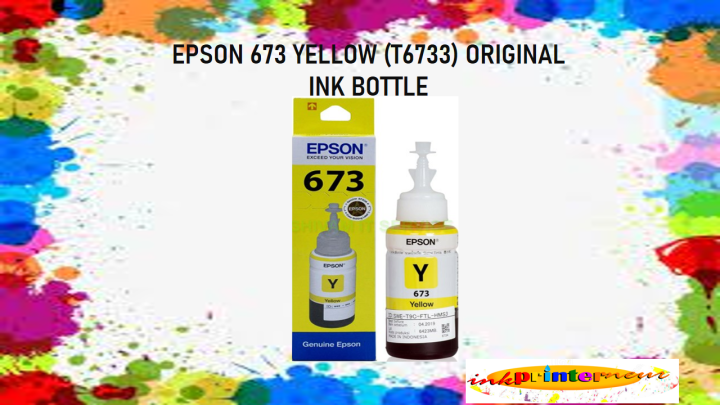 EPSON 673 YELLOW (T6734) ORIGINAL INK BOTTLE | Lazada PH