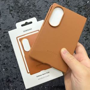 Luxury Premium Leather Phone Case For Samsung Galaxy Z Fold 8 Fold8 5G Full Shockproof Back CoverZ Fold 8 Wide Luxury Business Soft Matte Protect Cover With Box