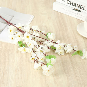 1 Bunch Simulation Cherry Blossom Branch Fake Cherry Blossom Flower Branch Artificial Sakura Flower