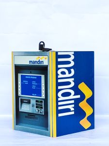 COD Celengan ada kunci Kayu Jumbo Buka Tutup Anti Rayap Motiv ATM Mandiri Premium