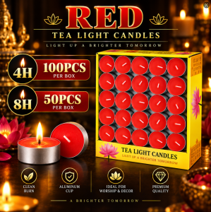 8 Hour 100PCS Ghee Candle 4/8 Hours Candle Fragrant Smokeless 蜡烛 酥油蜡烛 酥油蜡烛 知物 自在园 贺加福 宝莲华 清澈莲池酥油蜡烛 100粒装4小时酥油蜡烛