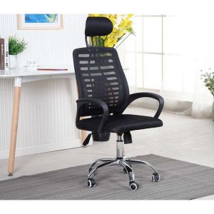 OKURA Breathable and Comfortable Mesh Office Chair with Ergonomic Design Adjustable Height Kerusi Pejabat