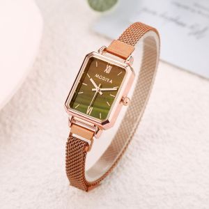 JJT INS Style Peacock Green Watch Womens Artistic Milan with Green Watch Womens Watch
