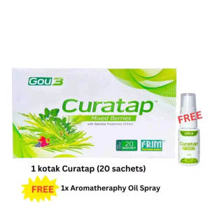 Curatap Botanical Supplement Drink – Support Daily Movement & Comfort (20 Sachets)