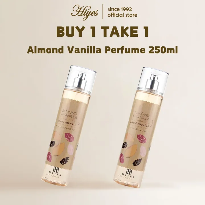 HIYES Almond Vanilla 236ml Fine Fragrance Mist Perfume Perfume for women Long Lasting
