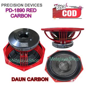Komponen Speaker PD-1890 Red Carbon Speaker Component Subwoofer 18 Inch