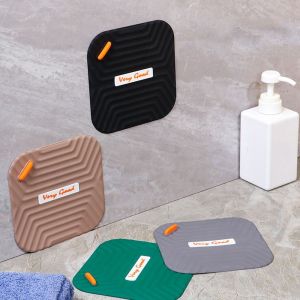 XHLXH 1515ซม. ค่ะ ฝาปิดท่อระบายน้ำ สี่เหลี่ยมสี่เหลี่ยม ซิลิโคนทำจากซิลิโคน ที่ปิดน้ำ มัลติฟังก์ชั่ ป้องกันกลิ่นไม่พึงประสงค์ แผ่นระงับกลิ่นกายอาบน้ำ ของใช้ในครัวเรือน