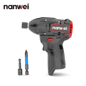 Nanwei 12V Brushless Lithium Impact Driver Mini Home Electric Screwdriver 120NM Electric Drill Charging Screwdriver