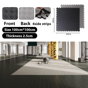 1m×1m EVA Rubber mat puzzle Foam Floor Mat 2.5CM Puzzle Yoga Fitness Floor Creeping Foam