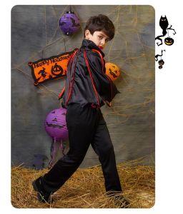 Childrens Halloween Witch Costume for Girls Boys Witch Costume Masquerade Elf Princess Dress Witch Girl Vampire