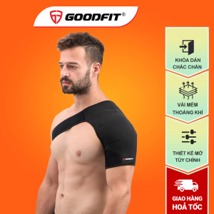 GoodFit Đai bảo vệ cố định khớp vai GF702S chất liệu cao cấp êm ái thoáng khí hỗ trợ phục hồi vùng vai giảm chấn thương khi tập luyện thể thao