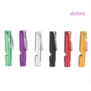 sksbvx จี้นกหวีดโลหะพร้อมพวงกุญแจสำหรับการอยู่รอดนกหวีดขนาดเล็กสำหรับเหตุฉุกเฉิน