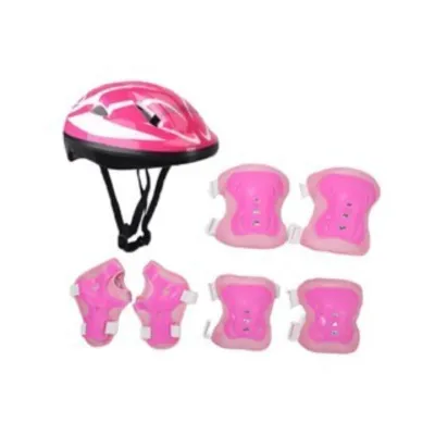 Oldlaiben Fantasy Unicorn Age 3-12 Kids Safety Helmet Knee Elbow Pad Sets for Cycling Skate Bike Roller Protector