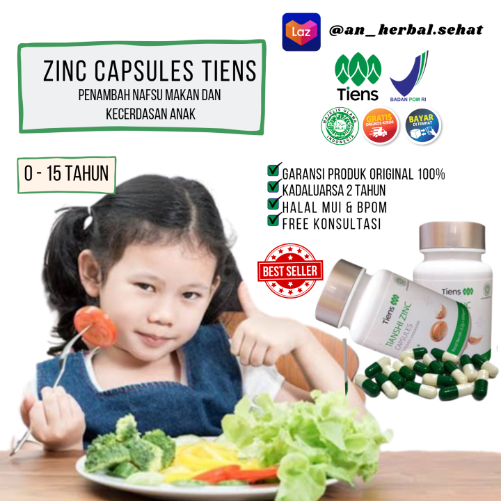 Zinc Vitamin Penambah Nafsu Makan Dan Penggemuk Anak Umur 1 Tahun