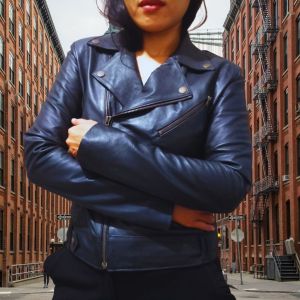 Jaket Kulit Wanita Model Bikers