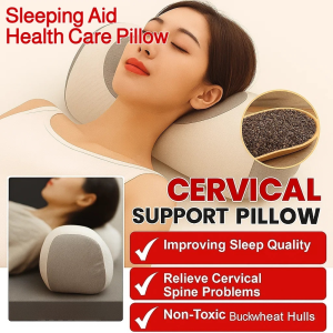 Buckwheat Husk Neck Protection Adult   Childrens Neck Protection   For Natural Neck Pain Relief  Sleeping Aid  Traction Pillow荞麦牵引枕