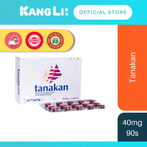 {ASAL CLEAR} Ipsen Tanakan Ginkgo Biloba Extract 40mg 90s - Ready Stock (For Memory & Blood Circulation)