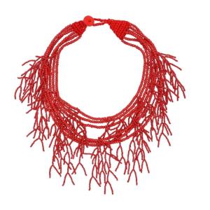 Nhiều Sợi nhựa Dây chuyền hạt nhiều lớp phong cách bohemian hạt nhựa phụ kiện mặc thoải mái phụ kiện hàng ngày