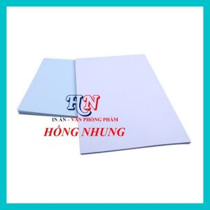 [HỒNG NHUNG] Xấp 100 tờ Decal A4 Đế Xanh - Siêu Dính Mặt Giấy Mịn
