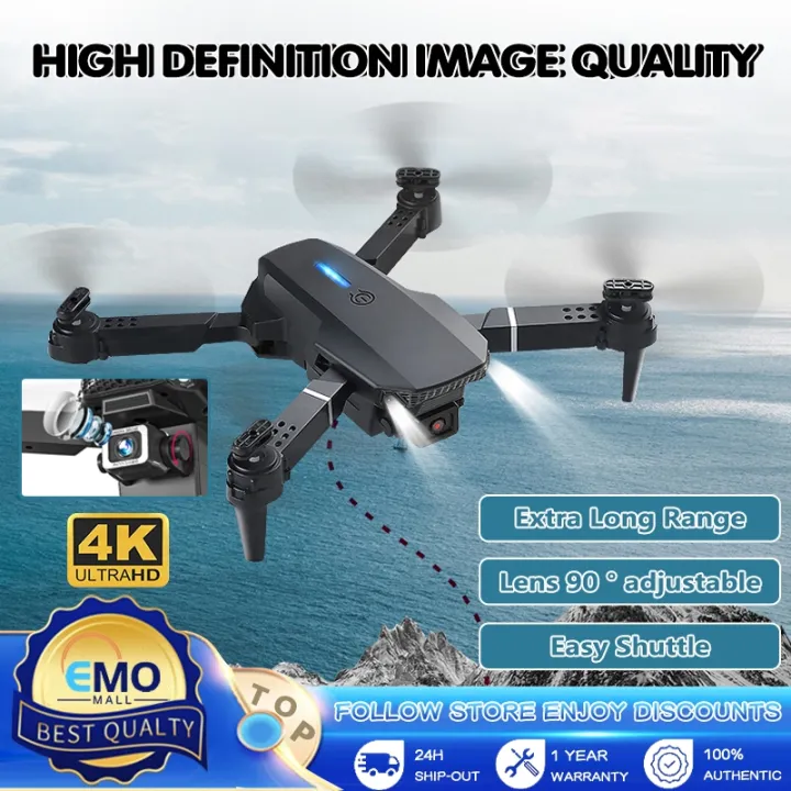 Mini Drone Photography With Remote Control 4K HD Drones With Camera  Foldable Drone Dual Cameras Lazada PH
