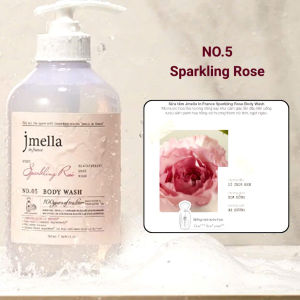 Sữa Tắm Jmella 500ml giúp làm dịu làn da mỏng manh cải thiện và giữ ẩm cho da cơ thể mềm mại