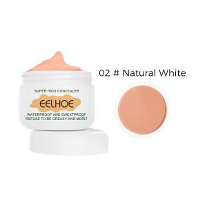 Eelhoe Full Coverage Face Concealer Cream Professional Long-Lasting Perfecting Body Foundation Camouflage Cream Soft Smooth Makeup Base Full Coverage Flawless Face Corrector Creams Skin Brighten Foundation Cosmetics（10g）
