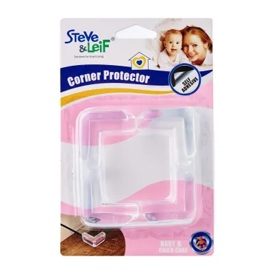Steve & Leif Corner Protector Clear 4Pcs - Baby Safety - Bundle of 2