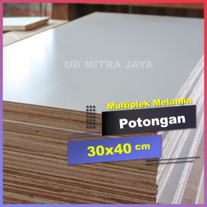 Triplek melamin potongan ukuran 30x40 tebal 3mm 4mm 5mm 9mm 12mm 15mm 18mm