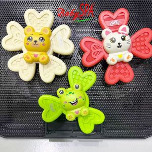 ♥♥♥ (𝐒𝐆 𝐒𝐞𝐥𝐥𝐞𝐫) BabySPA Happy Spinner Suction Rattle Cup Spinning Toy Birthday Present