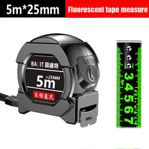 10M Measurement Meter ruler Carpenter Steel Measuring Tape Fluorescerous scale Industrial Impact Resistance Self-locking
