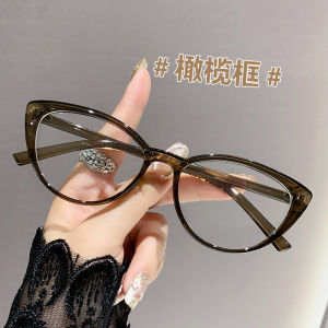 Cat Eye Plastic Reading Glasses for Women Fashionable Anti Blue Light Presbyopia Glasses Elderly Single Light Eyewear