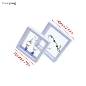 【ZP】 Flash Sale Cute White Transparent Suspension Display Cases Jewelry Box Necklace Storage Holder