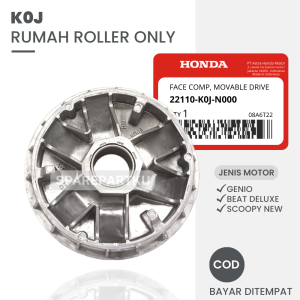 K0J RUMAH ROLLER ONLY GENIO / RUMAH ROLLER BEAT DELUXE 2020 / PULLY DEPAN HONDA BEAT / RUMAH ROLLER SCOOPY 2021 / BEAT STREET NEW / RUMAH CVT GENIO / RUMAH ROLLER / PULLY / CVT