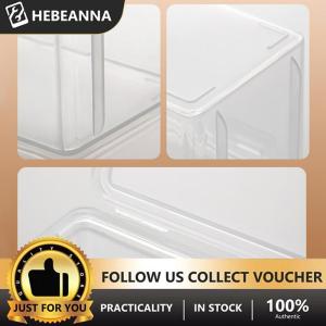 hebeanna กล่องเก็บแบบพกพากล่องกระดาษเก็บเงินอัลบั้มธนบัตรกล่องเก็บสะสมเหรียญเคสพลาสติกใส