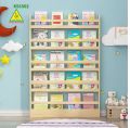 Kệ treo tường đơn giản, Kệ đựng sách báo, Kệ sách tranh mẫu giáo cho bé KSS302. 