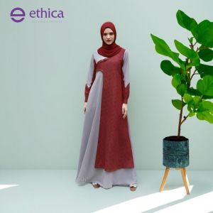 NEW Gamis Ethica Kagumi 169 Sangrila Ladiorza Elfa 163 Maroon