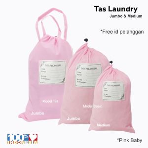 tas laundry/laundry bag/praktis buat bawa cucian laundry/bahan dari kain spunbond/tersedia 15 pilihan warna