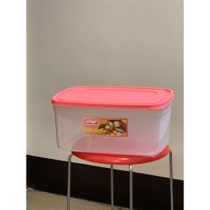 9.5 Liters HITOP Food Keeper/Extra Large Food Plastic Container/Lagayan ng Ulam Pagkain/Kitchen Transparent Food Storage/Rectangular White Container/Lunch Box
