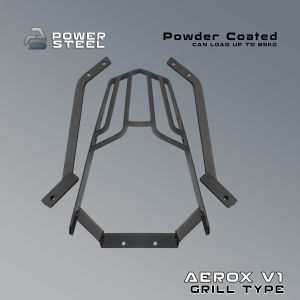 Yamaha Aerox v1 Top box bracket / POWER STEEL / Motorcycle Accessories / Heavy duty Lifetime Warranty Original
