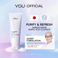 Y.O.U Radiance Glow Purifying Facial Foam | Purify Pores Refresh Skin | Gentle Cleansing 100g. 