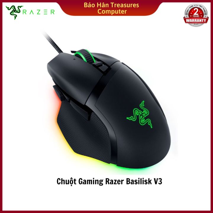 Chuột Có Dây Gaming Razer Basilisk V3 - Hàng Chính Hãng