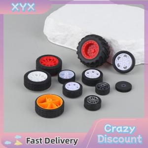 【BUY 1 TAKE 1】 10PCS PC Toy Wheel Rubber Rim Tyres DIY Mini Technology 4WD Colorful Tires Hole