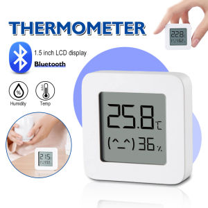Xiaomi Bluetooth Thermo-Hygrometer 2 Digital Temperature Hygrometer เครื่องวัดอุณหภูมิ ความชื้น เครื่องวัดอุณหภูมิและความชื้นแบบดิจิตอล
