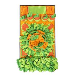 Dog Toy Snuffle Pad Colorful Treat Dispensing Interactive Chew Toy Relieving Stress Snuffle Mat for Large Dogs